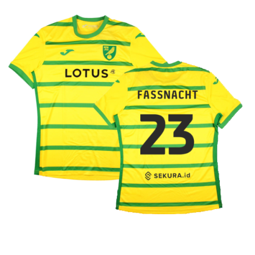 2023-2024 Norwich City Home Shirt (Fassnacht 23)