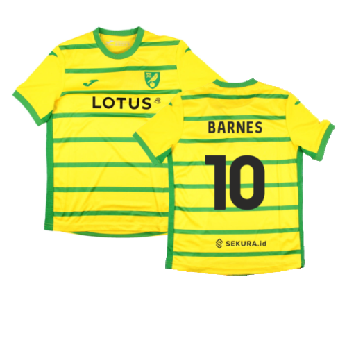 2023-2024 Norwich City Home Shirt (Kids) (Barnes 10)