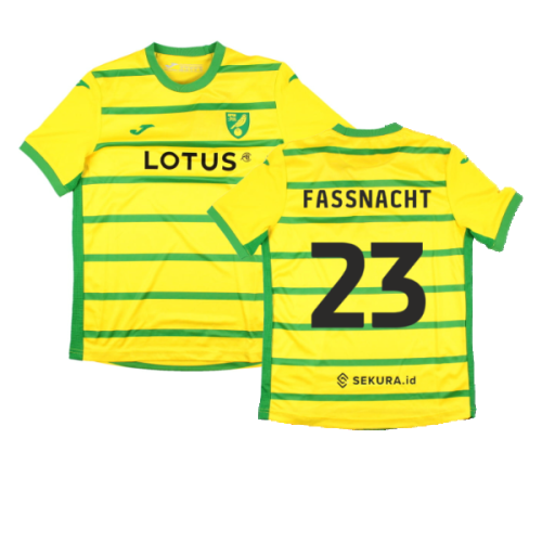 2023-2024 Norwich City Home Shirt (Kids) (Fassnacht 23)