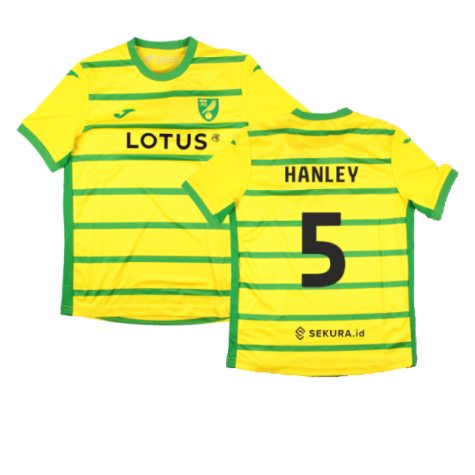 2023-2024 Norwich City Home Shirt (Kids) (Hanley 5)