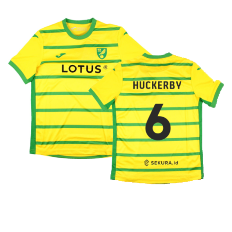 2023-2024 Norwich City Home Shirt (Kids) (Huckerby 6)