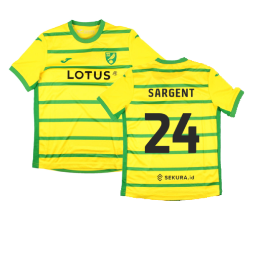 2023-2024 Norwich City Home Shirt (Kids) (Sargent 24)