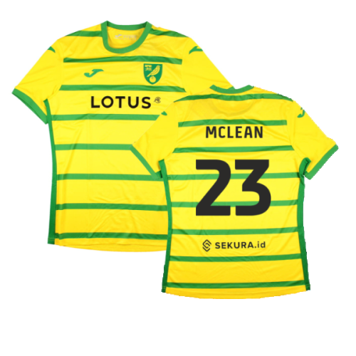 2023-2024 Norwich City Home Shirt (McLean 23)