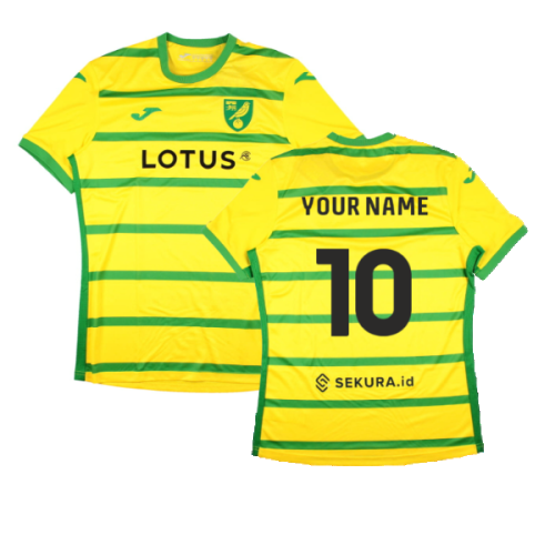 2023-2024 Norwich City Home Shirt (Your Name)