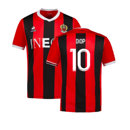 2023-2024 OGC Nice Home Shirt (Diop 10)