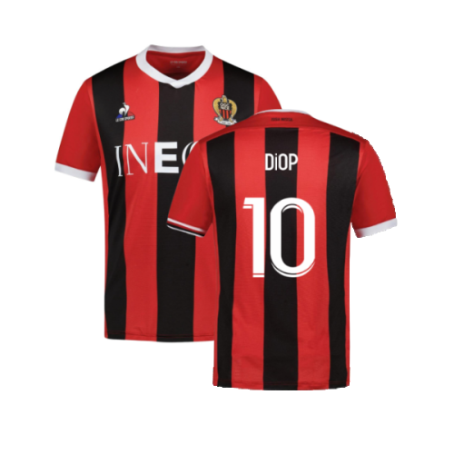 2023-2024 OGC Nice Home Shirt (Kids) (Diop 10)