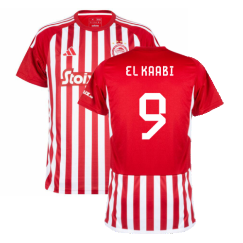 2023-2024 Olympiakos Home Shirt (El Kaabi 9)