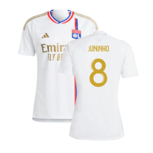 2023-2024 Olympique Lyon Home Shirt (Juninho 8) 2023-2024 Olympique Lyon Home Shirt (Juninho 8)
