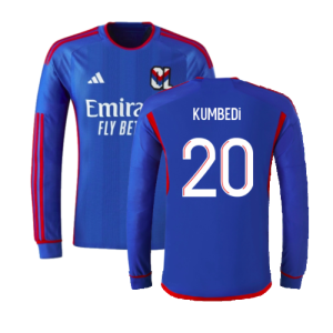 2023-2024 Olympique Lyon Long Sleeve Away Shirt (Kumbedi 20)