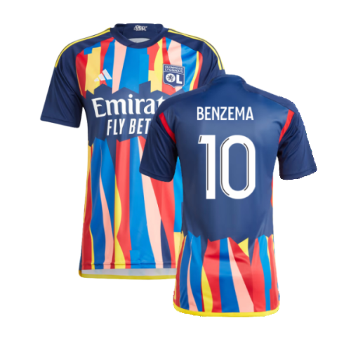 2023-2024 Olympique Lyon Third Shirt (Benzema 10)