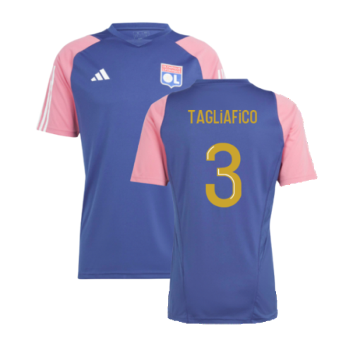 2023-2024 Olympique Lyon Training Jersey (Navy) (Tagliafico 3)