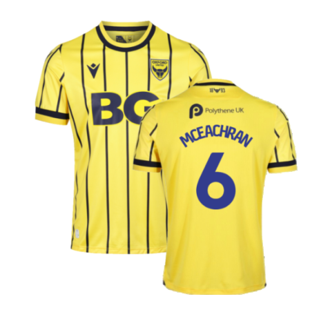 2023-2024 Oxford United Home Shirt (McEachran 6)