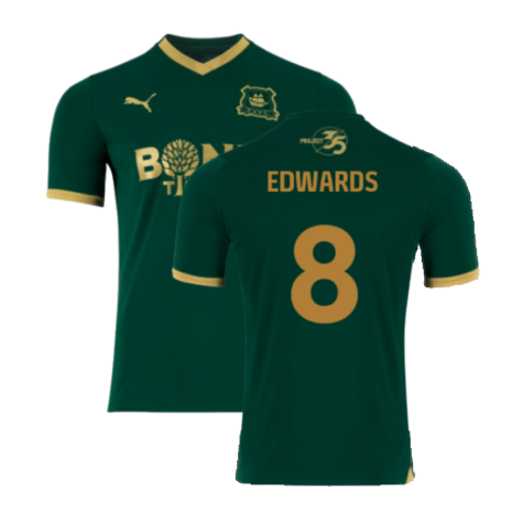 2023-2024 Plymouth Argyle Home Shirt (Edwards 8)