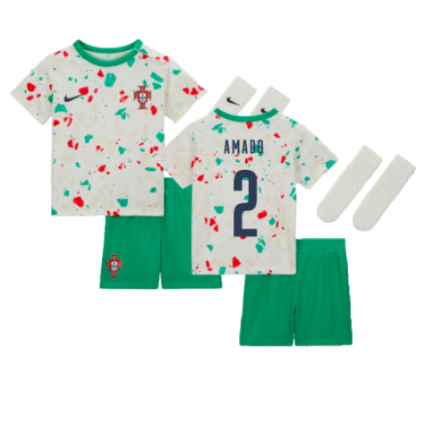 2023-2024 Portugal Away Infants Baby Kit (Amado 2)