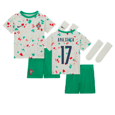 2023-2024 Portugal Away Infants Baby Kit (Ana Seica 17)