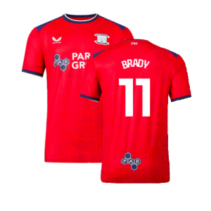 2023-2024 Preston North End Away Shirt (Brady 11)