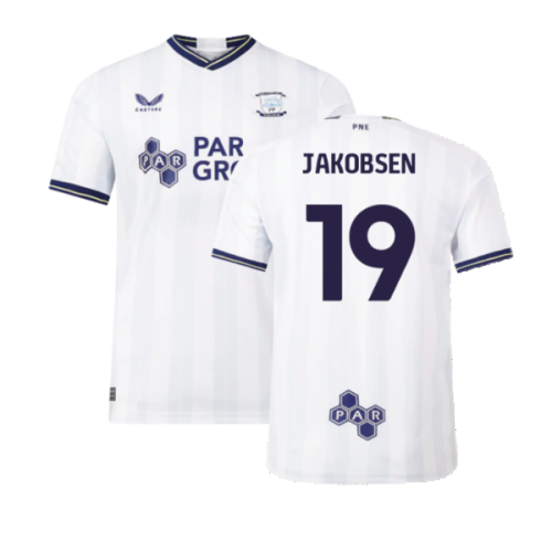 2023-2024 Preston North End Home Shirt (Jakobsen 19)