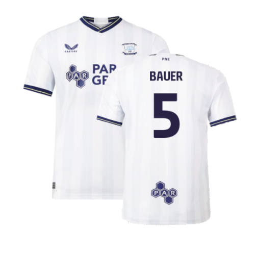 2023-2024 Preston North End Home Shirt (Kids) (Bauer 5)