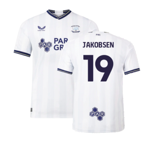 2023-2024 Preston North End Home Shirt (Kids) (Jakobsen 19)