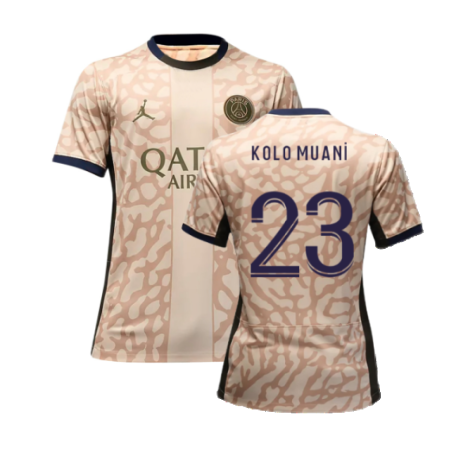 2023-2024 PSG 4th Shirt (Kolo Muani 23)