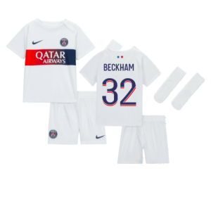 2023-2024 PSG Away Baby Kit (Beckham 32) 2023-2024 PSG Away Baby Kit (Beckham 32)
