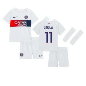 2023-2024 PSG Away Baby Kit (Ginola 11) 2023-2024 PSG Away Baby Kit (Ginola 11)