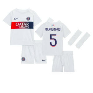 2023-2024 PSG Away Baby Kit (Marquinhos 5) 2023-2024 PSG Away Baby Kit (Marquinhos 5)