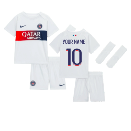 2023-2024 PSG Away Baby Kit (Your Name)