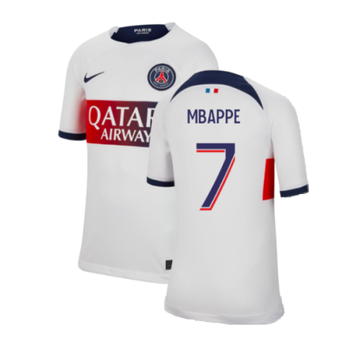 2023-2024 PSG Away Shirt (Kids) (Mbappe 7)