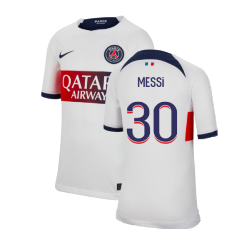 2023-2024 PSG Away Shirt (Kids) (Messi 30)