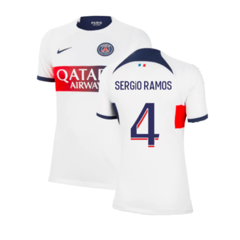 2023-2024 PSG Away Shirt (Womens) (Sergio Ramos 4)