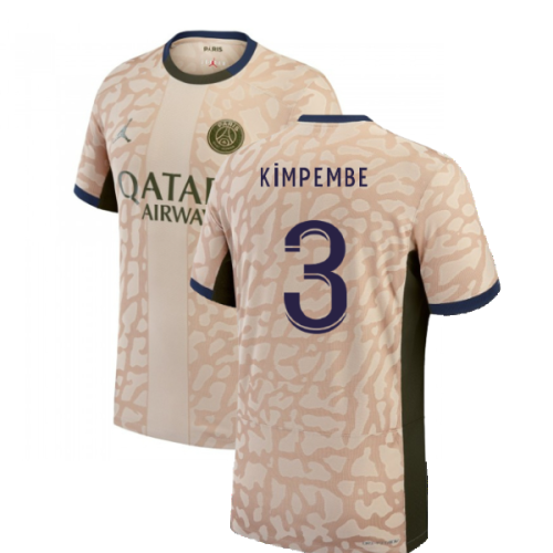 2023-2024 PSG Fourth Vapor Football Shirt (Kimpembe 3)