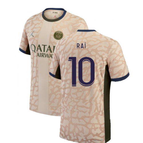 2023-2024 PSG Fourth Vapor Football Shirt (Rai 10)