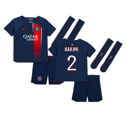 2023-2024 PSG Home Mini-Kit (Hakimi 2)