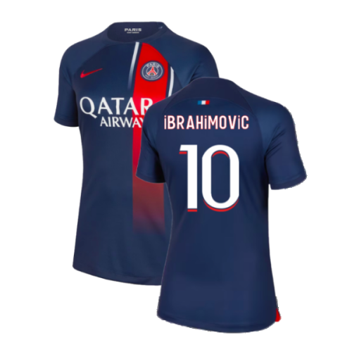 2023-2024 PSG Home Shirt (Ladies) (Ibrahimovic 10)