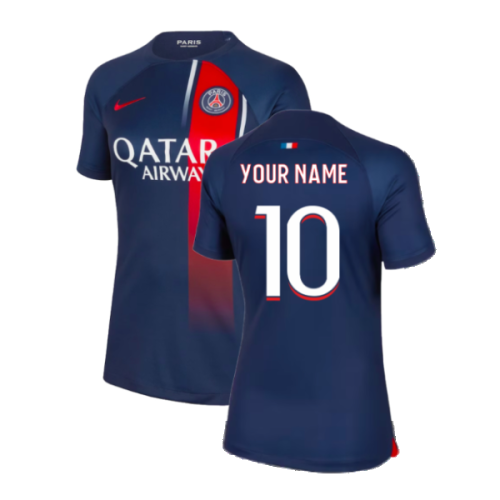 2023-2024 PSG Home Shirt (Ladies) (Your Name)