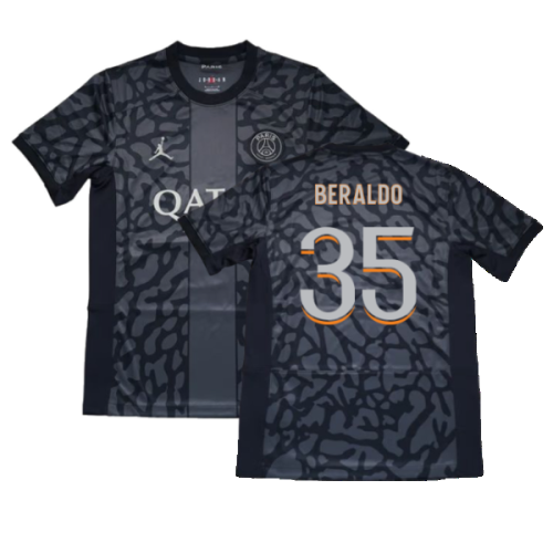 2023-2024 PSG Paris Saint Germain Third Shirt (Beraldo 35)