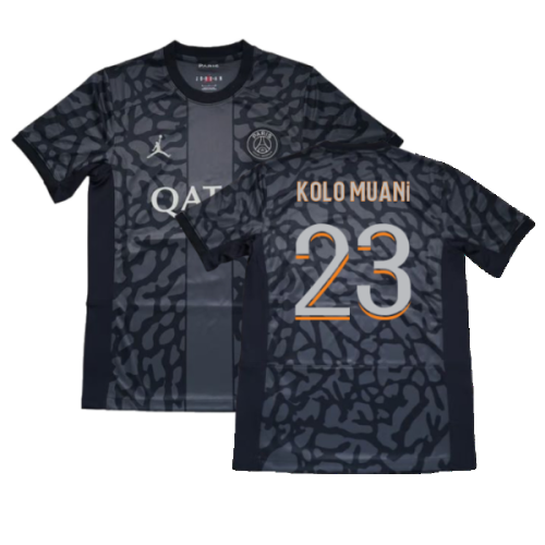 2023-2024 PSG Paris Saint Germain Third Shirt (Kolo Muani 23)