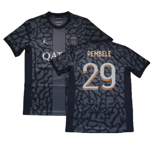 2023-2024 PSG Paris Saint Germain Third Shirt (Pembele 29)