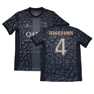 2023-2024 PSG Paris Saint Germain Third Shirt (Sergio Ramos 4)