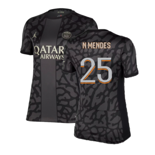 2023-2024 PSG Third Shirt (Womens) (N Mendes 25)