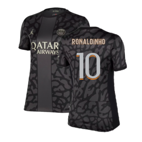 2023-2024 PSG Third Shirt (Womens) (Ronaldinho 10)