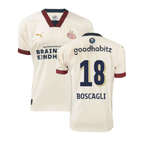 2023-2024 PSV Eindhoven Away Shirt (Boscagli 18)