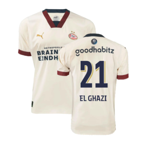 2023-2024 PSV Eindhoven Away Shirt (El Ghazi 21)