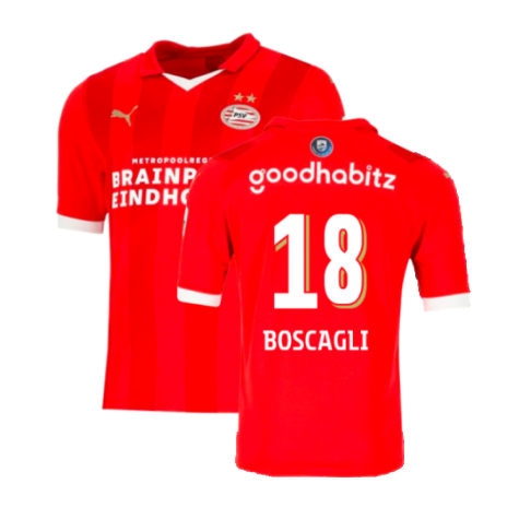 2023-2024 PSV Eindhoven Home Shirt (Boscagli 18)