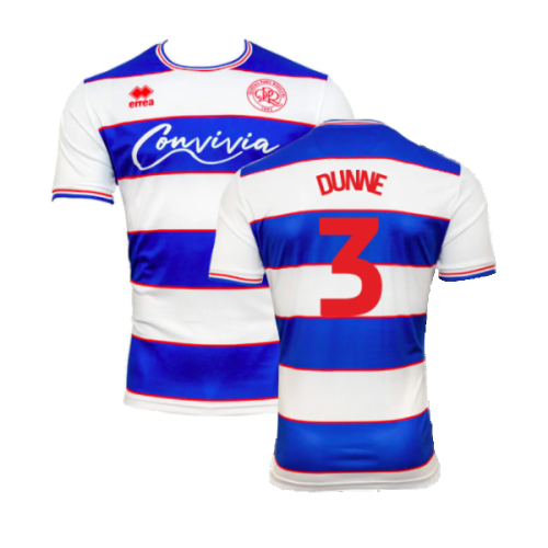 2023-2024 QPR Queens Park Rangers Home Shirt (Dunne 3)