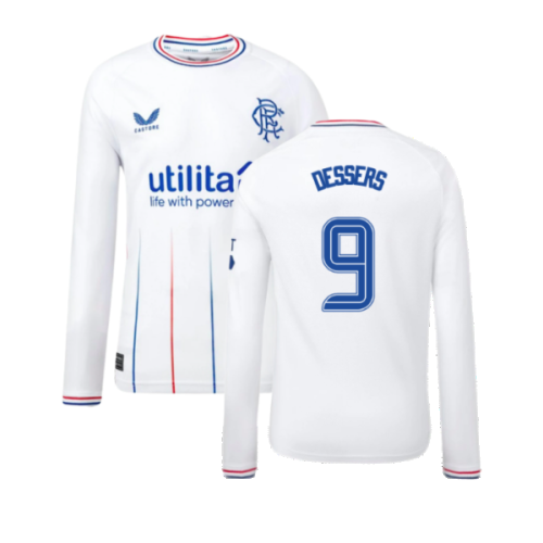 2023-2024 Rangers Away Long Sleeve Shirt (Kids) (Dessers 9)