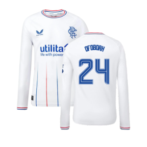 2023-2024 Rangers Away Long Sleeve Shirt (Kids) (Ofoborh 24)