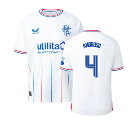 2023-2024 Rangers Away Shirt (Kids) (Amoruso 4)