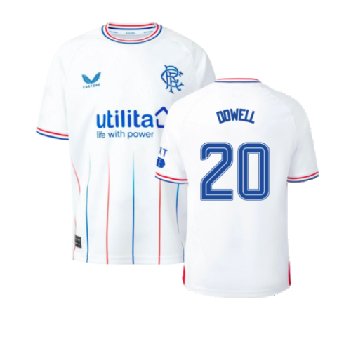 2023-2024 Rangers Away Shirt (Kids) (Dowell 20)